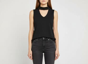 mohito bezrękawnik: F&F, T-shirt damski, rozmiar L — 7