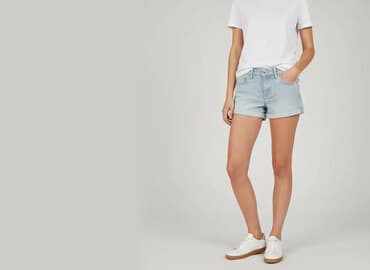 krótkie spodenki helikon: H&M, Szorty damskie, rozmiar M — 5