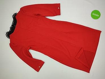 czerwona sukienka pull: Classic, Sukienka damska, rozmiar XL — 4