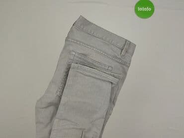 jeansy damskie podarte: H&M, Spodnie materiałowe damskie, rozmiar L — 6