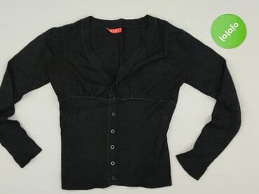 sweter z dekoltem v: Kardigan damski, rozmiar S — 2