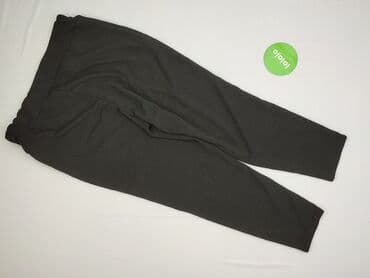 legginsy z wysokim stanem modelujące: Spodnie materiałowe damskie, XL — 3