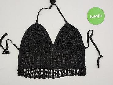czarne bluzki basic: Top damski, rozmiar One size — 2