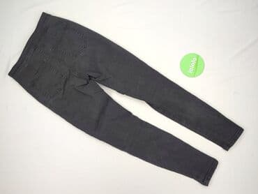 sinsay czarne spodnie z wysokim stanem: Sinsay, Jeansy damskie, rozmiar S — 4