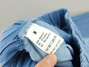 jeans wide: Jeansy damskie, rozmiar M — 5