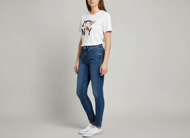 new yorker los angeles t shirt: T-shirt damski, rozmiar L — 1