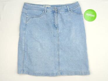 niebieska spódnice plisowane: Spódnica damska, XL — 2