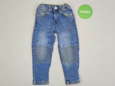 mohito spodnie cargo: Spodnie jeansowe, Sinsay, 3-4 lat, 104, stan - Idealny — 2