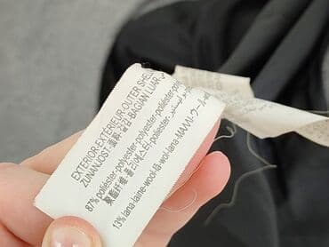 kurtka z owczej wełny: Bershka, Płaszcz damski, S — 5