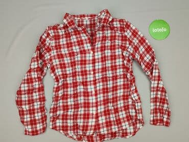 koszula w kratę damska czerwona: Koszula damska, rozmiar M — 3