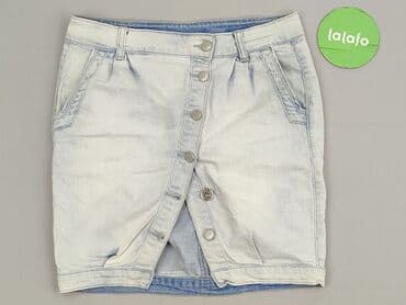 jeansowe mini spódnice: Denim, Spódnica damska, rozmiar L — 2