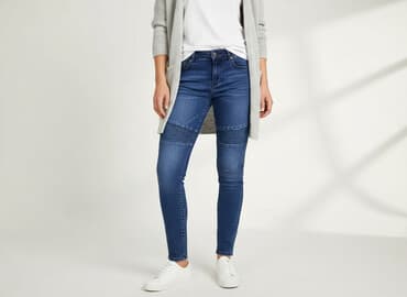 dżinsy motocyklowe damskie: Jeansy damskie, rozmiar S — 6