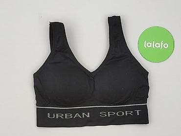 stanik marks: Biustonosz sportowy URBAN SPORT – damski - Kolor: czarny z szarymi — 2