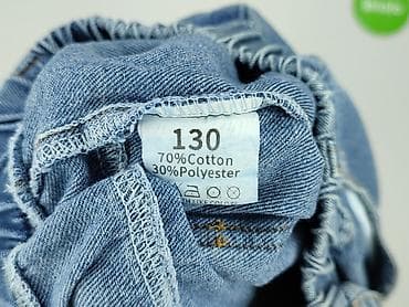 pull and bear sukienki: Spodnie jeansowe, 9 lat, 128/134, stan - Bardzo dobry — 4