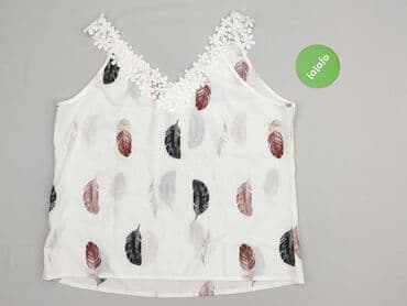 sukienka biala z piorami: Топ жіночий, розмір 2XL — 2