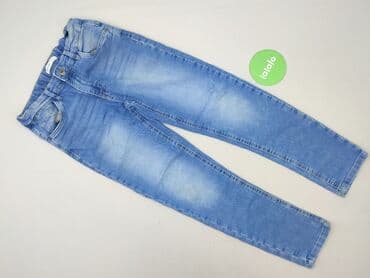reserved kombinezon biały: Spodnie jeansowe, Reserved, 12 lat, 152, stan - Bardzo dobry — 2