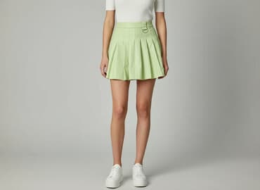 spódnice plisowane z eko skóry: Bershka, Spódnica damska, rozmiar XS — 1