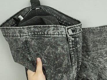 legginsy woskowane z wysokim stanem: H&M, Jeansy damskie, rozmiar S — 6