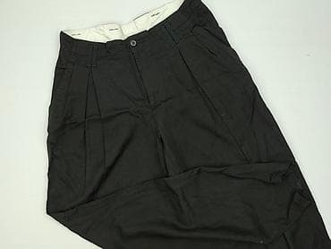 plisowane kombinezony: Spodnie materiałowe damskie, rozmiar L — 1