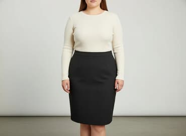 spódniczka z rozcięciami: Spódnica damska, rozmiar 7XL — 5