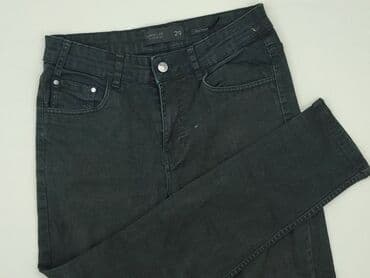 czarne spodnie jeansy: Jeansy damskie, rozmiar M — 1