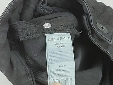 Reserved, Material trousers for women, size L — 5