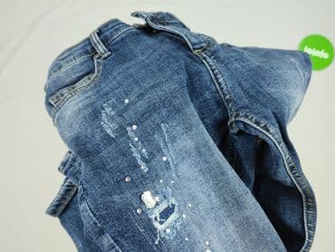 dżinsy z przetarciami: Jeansy damskie, rozmiar S — 5