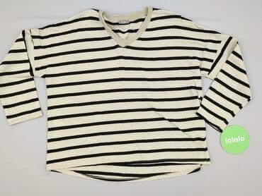 piec lat w paski bluzka w paski swiat: Sweter damski, rozmiar One size — 3