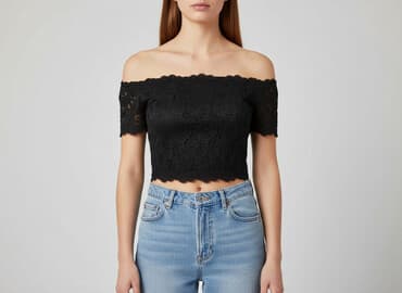 bluzki koronka allegro: Asos, Top damski, rozmiar S — 7