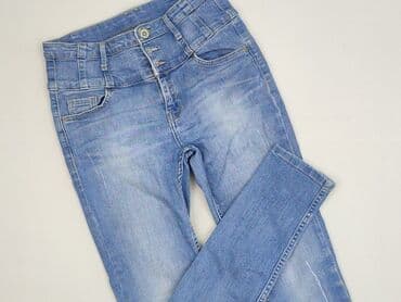 jasne jeansy rurki damskie: Jeansy damskie, rozmiar S — 1