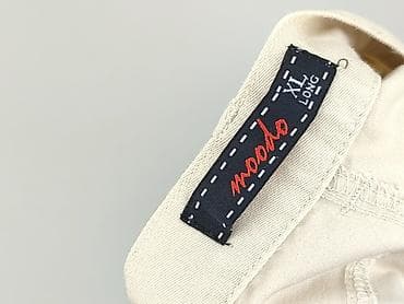 modne jeansy cropped: Moodo, Spodnie materiałowe damskie, rozmiar XL — 4