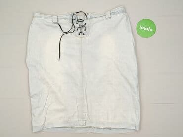 spódniczka ze skóry naturalnej: Spódnica damska, rozmiar 2XL — 2