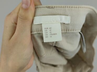 białe spodenki damskie hm: H&M, Szorty damskie, rozmiar XL — 4