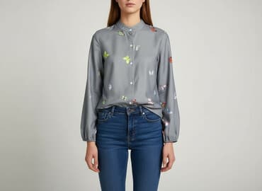 sukienka w motyle damska: Butterfly, Koszula damska, rozmiar S — 1