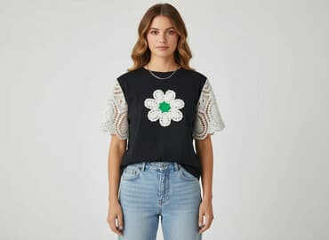 markowe t shirty damskie wyprzedaż zalando: T-shirt damski, rozmiar S — 6