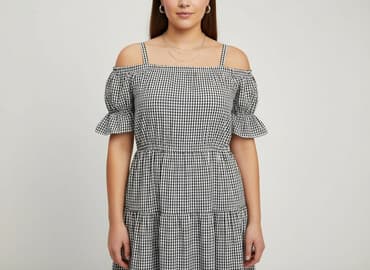 sukienka damska w kratę: TU Woman, Sukienka damska, rozmiar XL — 6