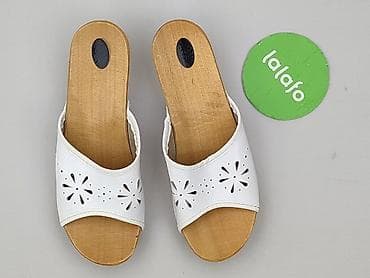 buty folk: Klapki damskie, rozmiar 40 — 2