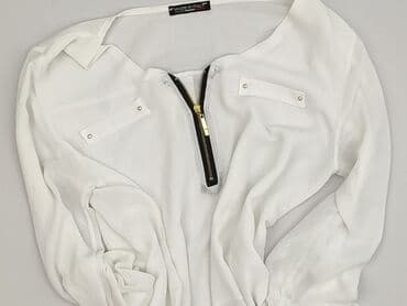 damska bluzka zapinana z tyłu krzyżówka: Жіноча блуза, розмір S — 1