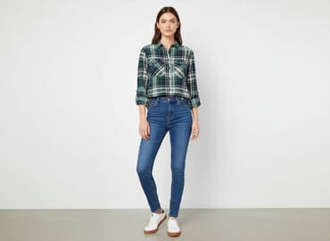 cropp koszula w kratę damska: Cropp, Сорочка жіноча, розмір XS — 1