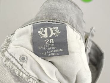 srebrne jeansy: Jeans for women, size S — 6