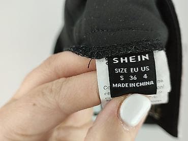 yezzy klapki: Shein, Spodnie materiałowe damskie, rozmiar S — 4