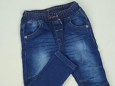massimo bluzki: Spodnie jeansowe, So cute, 9-12 miesięcy, stan - Idealny — 1