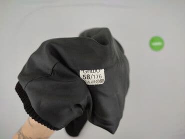 marynarki jeansowe męskie: Męska marynarka sztruksowa - Kolor: ciemny grafit/czarny - Materiał — 4