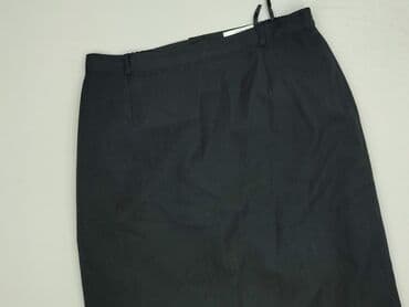 czarne prosta spódnice midi: Spódnica damska, rozmiar M — 1