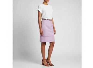 różowa spódnice w kratę: Next, Spódnica damska, rozmiar L — 7