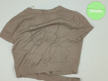 buty na koturnie z futerkiem: Promod, Kardigan damski, rozmiar M — 4