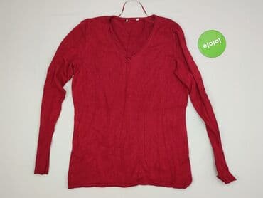 sweter z dekoltem v: Sweter damski, rozmiar S — 2