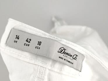 białe jeansy damskie big star: Denim Co, Jeansy damskie, rozmiar XL — 4