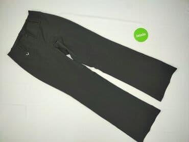 spodnie daysie wysoki stan: Spodnie materiałowe damskie, M — 2