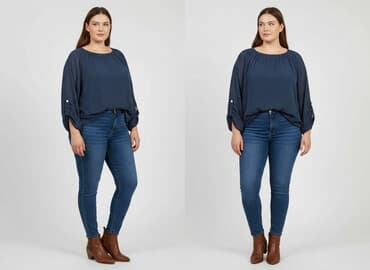 koszulka do garnituru damskiego: Bluzka damska, rozmiar 4XL — 5